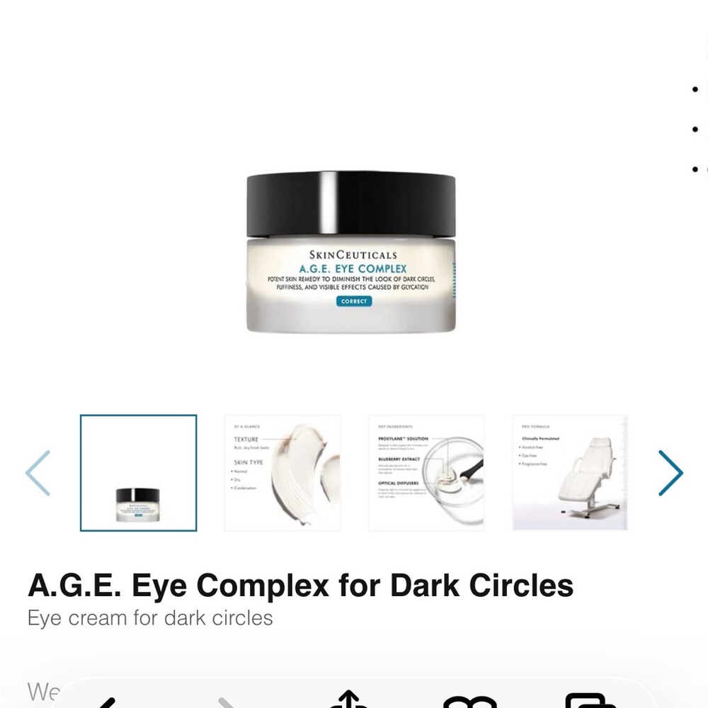 SkinCeuticals A.G.E. Eye Complex - Black and White